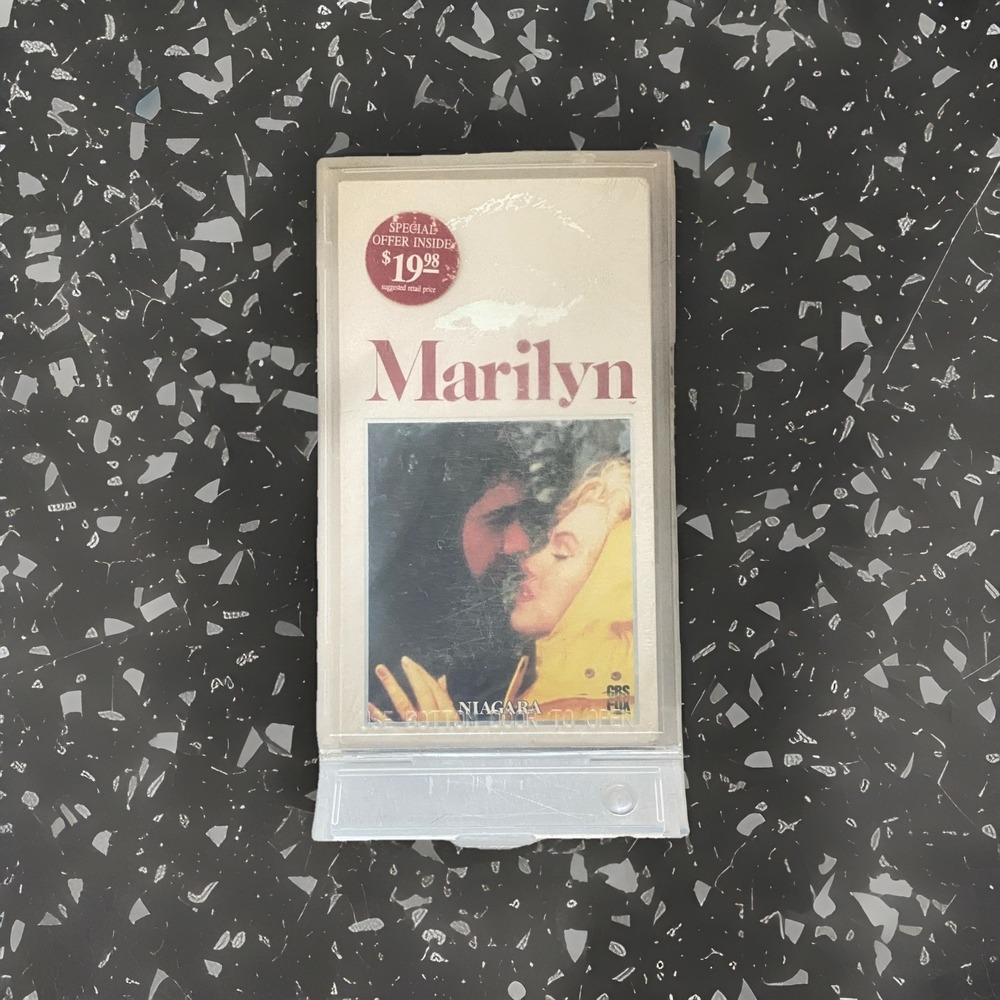 Niagara‎ (VHS, 1987, CBS Fox) Marilyn Monroe, Joseph Cotten in Plastic Case